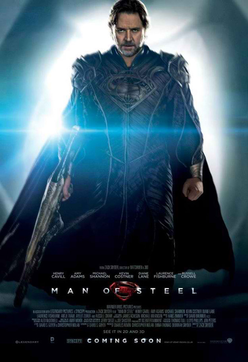 Man of Steel banner poster jor-el