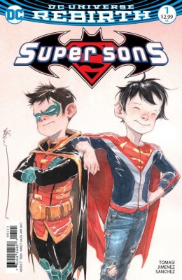 The World's Finest to The World's Tiniest, as Jon and Damian join forces in Super-Sons #1.