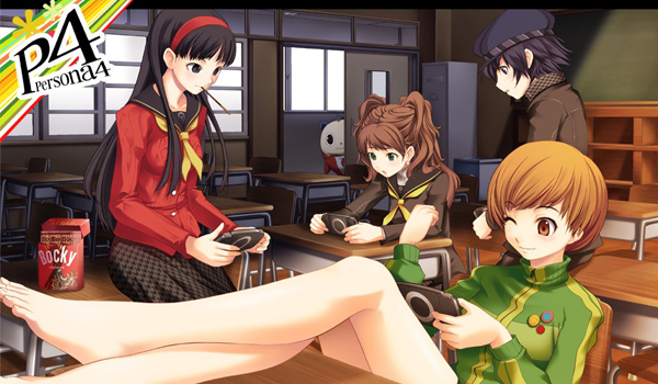 Chie, Rise, Naoto, and Yukiko... Teddy's in it, too