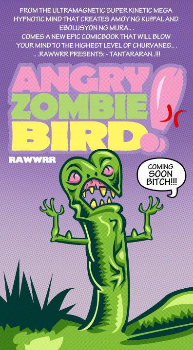 Angry Zombie Bird by Patrick 'Rawwrr' Enrique