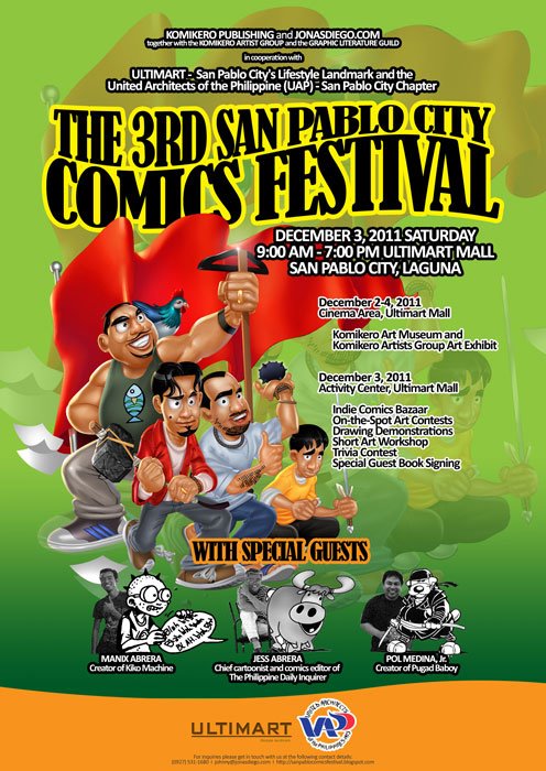 The 3rd San Pablo City Comics Festival Philippines