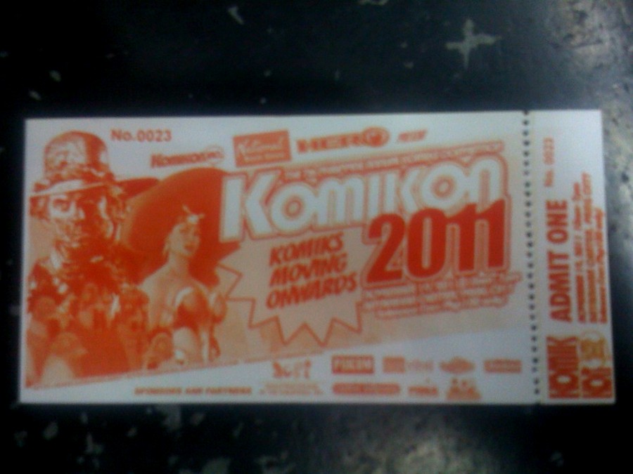 Komikon 2011 Tickets