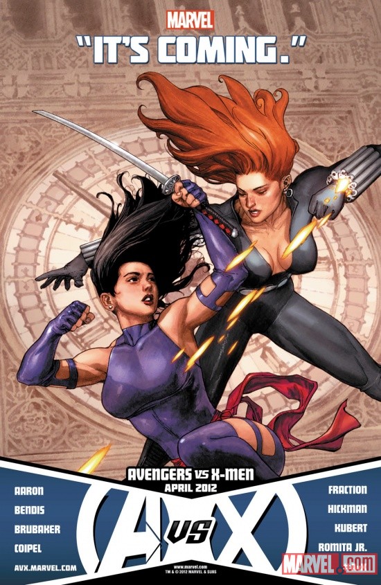 Avengers Vs X-Men Black Widow and Psylocke