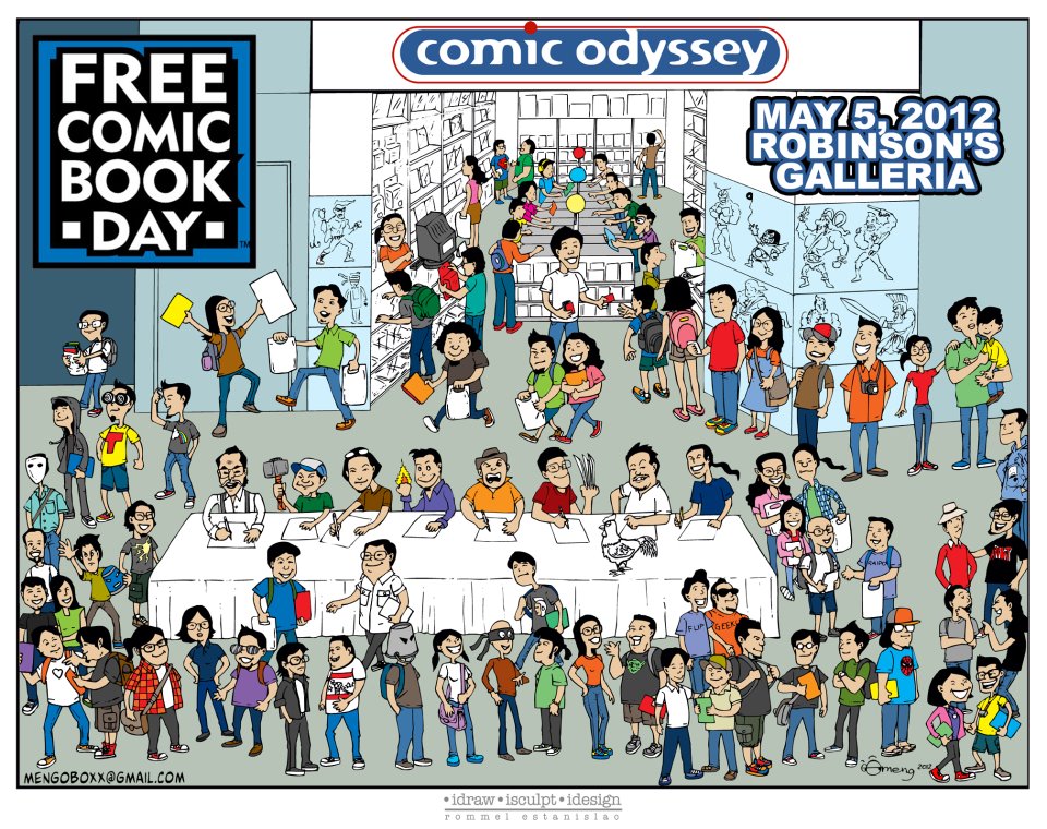 Free Comic Book Day at Comic Odyssey by Rommel Estanislao