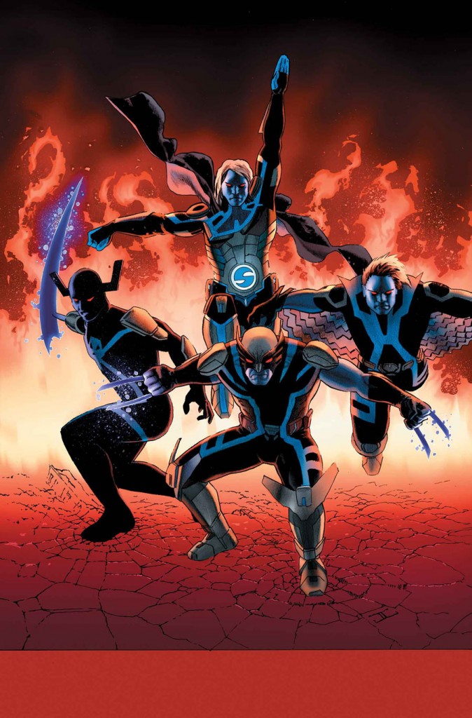 Uncanny-Avengers-10-cover-The-Sentry-Daken-Grim-Reaper-Banshee