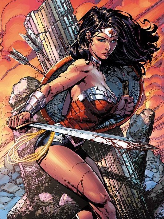 Wonder Woman cover by David Finch