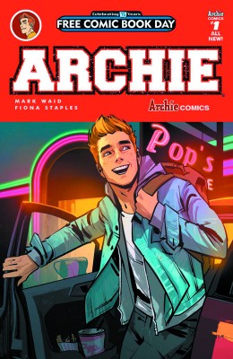 ARCHIE #1 FCBD 2016 EDITIONARCHIE COMICS (W) Mark Waid (A/CA) Fiona StaplesComic superstars Mark Waid and Fiona Staples reimagine an icon in this special FCBD reprint of the best-selling first issue of Archie! Change has come to Riverdale in the can't-miss kick-off to Archie's new ongoing series! As the new school year approaches, you'd think Archie Andrews would be looking forward to classes and fun — but nothing is as it seems in the little town of Riverdale. Is this a one-off, or a sign of bigger changes awaiting America's favorite teens... and the entire town? Find out in this exciting, remarkable and critically acclaimed first issue! 32pgs, FC