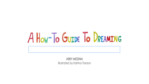 A How-To Guide to Dreaming cov 01
