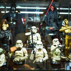 Some Star Wars figures.