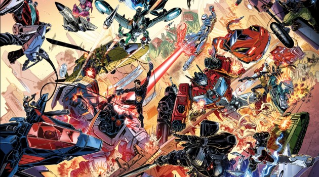 REVOLUTION is coming! TRANSFORMERS, ROM, MICRONAUTS, G.I. JOE, ACTION MAN, and M.A.S.K.: Mobile Armored Strike Kommand will all cross paths in an epic 5-part bi-weekly comic book series this September!