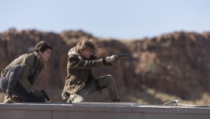 Dylan O'Brien & Thomas Brodie Sangster in MAZE RUNNER THE DEATH CURE