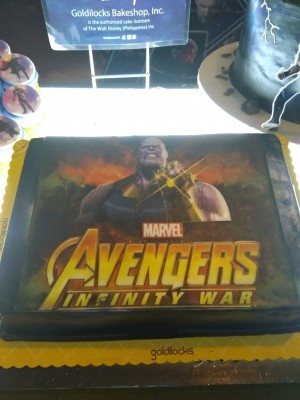 Thanos Portrait Cake